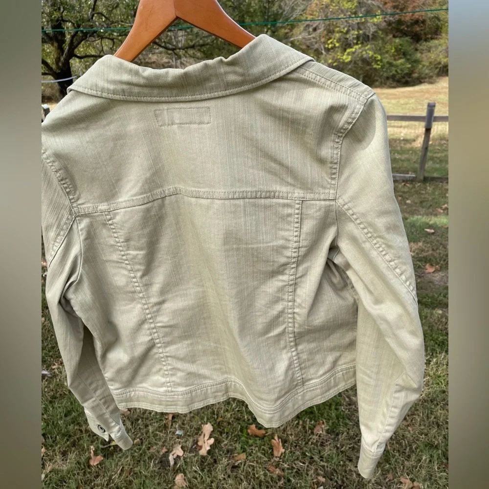Vintage Merona Beige Jean Jacket - Picture 5 of 7